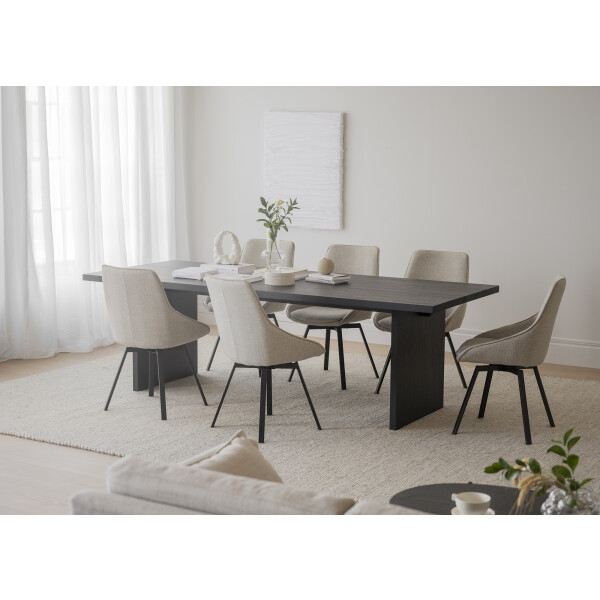 Rowico Emmett table brown oiled oak Alison chair image