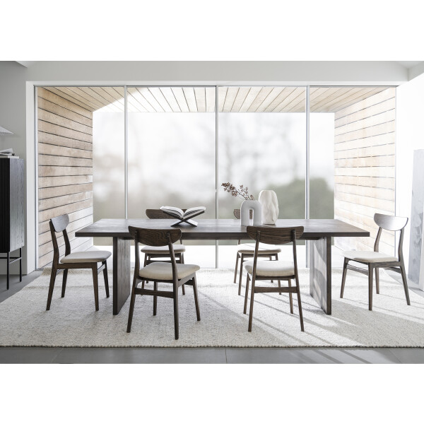 Rowico Emmett table brown oiled oak Rodham chair image