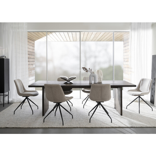 Rowico Emmett table brown oiled oak Rossport chair image