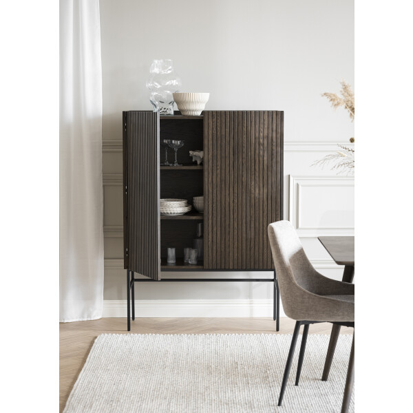 Rowico Halifax skåp brun ek kuva