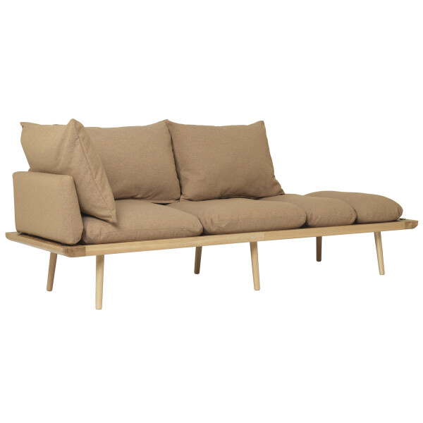 UMAGE Lounge Around 3 seater oak sugar brown image