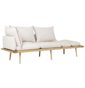Umage LOUNGE AROUND 3-istuttava sohva, oak/white sands kuva
