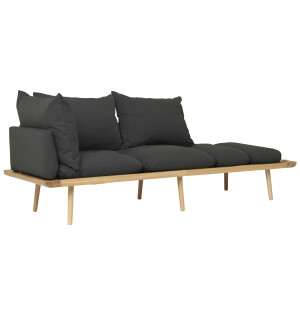 Umage LOUNGE AROUND 3-sits soffa, oak/shadow image