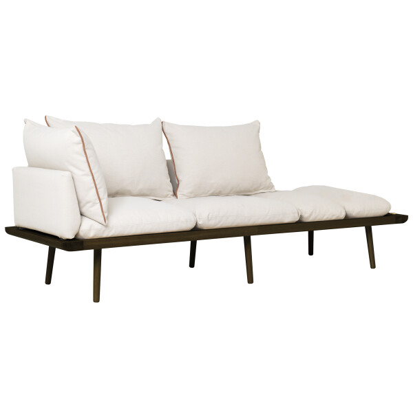 UMAGE Lounge Around 3 seater dark oak white sands image