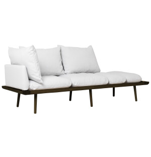 Umage LOUNGE AROUND 3-istuttava sohva, dark oak/sterling kuva