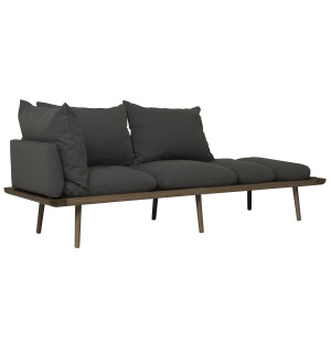 Umage LOUNGE AROUND 3-sits soffa, dark oak/shadow image