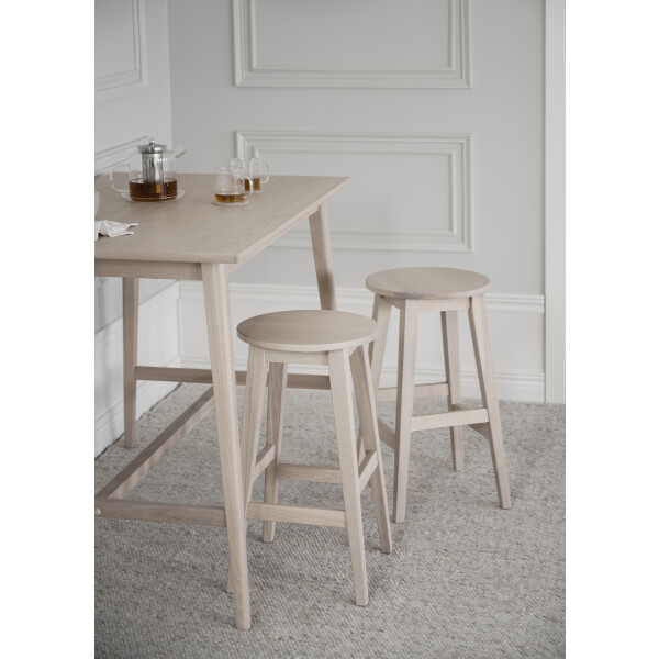 Rowico Austin bar stool whitepigmented oak Jenson bar table image