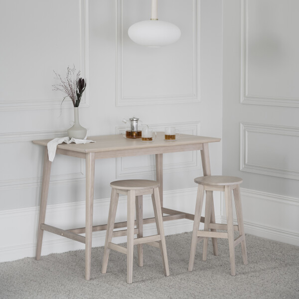 Rowico Austin bar stool whitepigmented oak Jenson bar table image