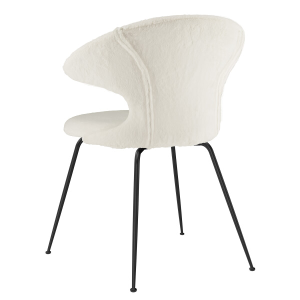 UMAGE Time Flies tuoli, musta - teddy white image