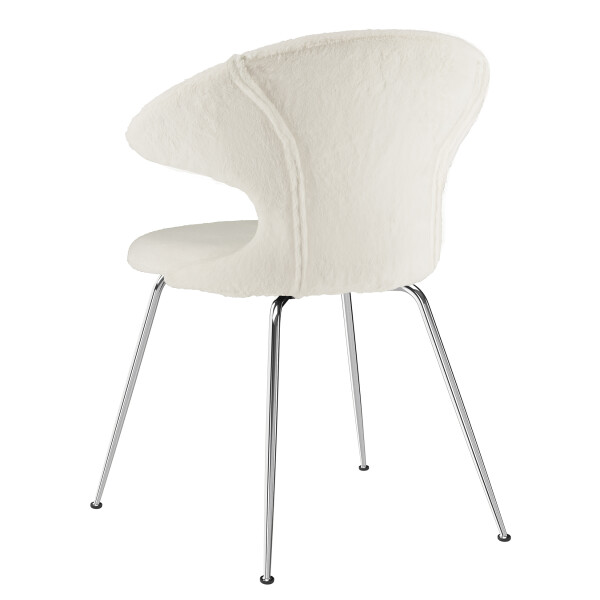 UMAGE Time Flies tuoli, kromi - teddy white image