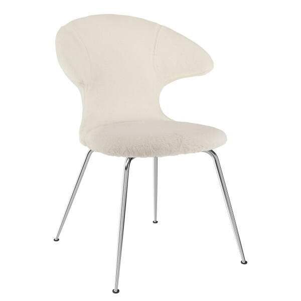UMAGE Time Flies tuoli, kromi - teddy white image