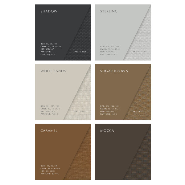 Horizons fabric colour swatches 1 kuva