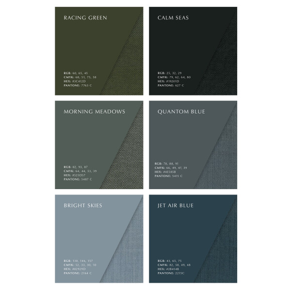 Horizons fabric colour swatches 3 kuva