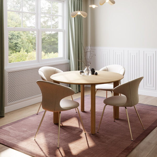 UMAGE Time Flies brass - white sands, Comfort Circle table kuva