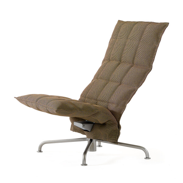 Narrow Swivel k chair star base Sand natural black kuva