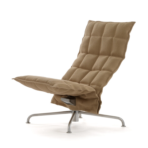 Narrow Swivel k chair star base Sand natural kuva