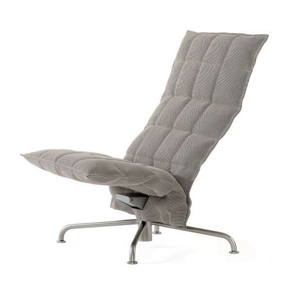 Narrow Swivel k chair star base Sand stone black kuva