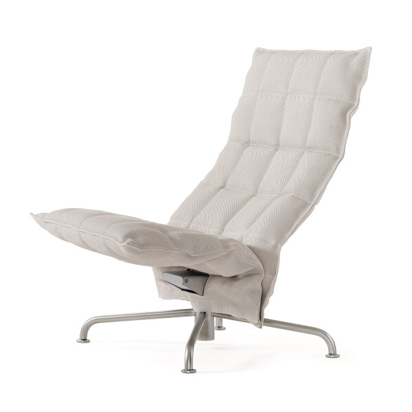 Narrow Swivel k chair star base Sand stone white kuva