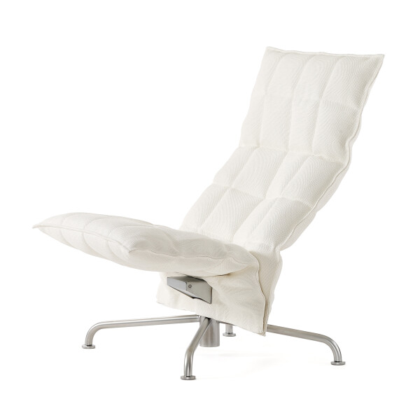Narrow Swivel k chair star base Sand white kuva