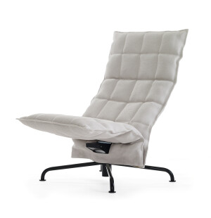 Benfärg: Matt svart, Tygfärg: SAND 256151 | Stone White image