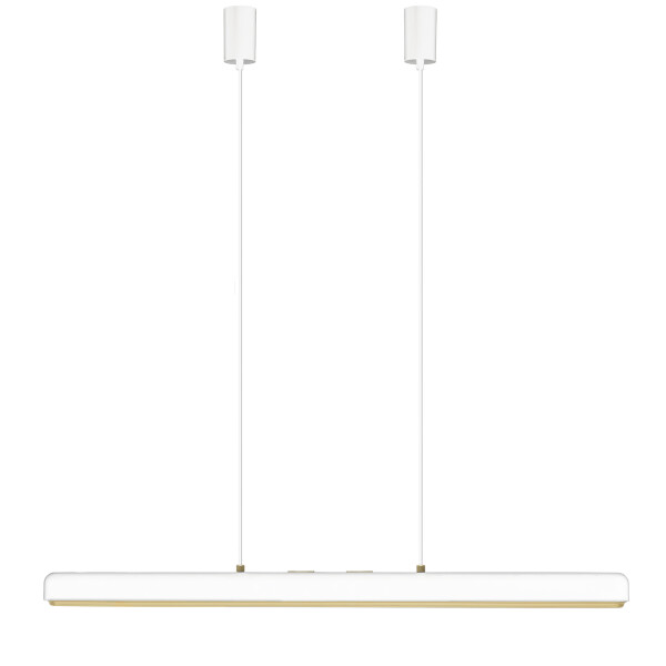 UMAGE 2454 Hazel Branch white brushed brass image