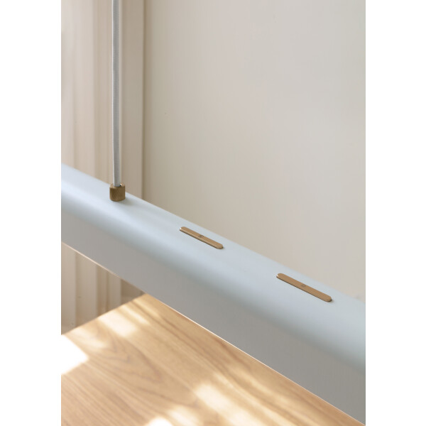 UMAGE Hazel Branch white brushed brass detail image