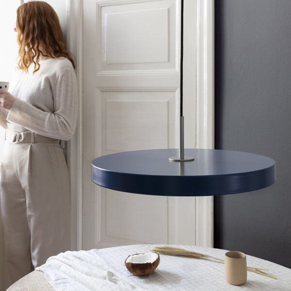 UMAGE Asteria medium petrol blue with metal cover steel image