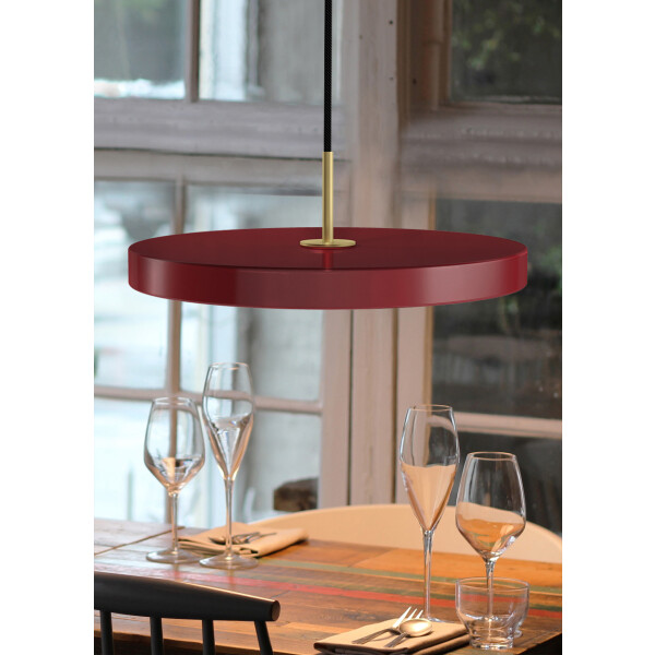 UMAGE Asteria riippuvalaisin, ruby red / messinki image