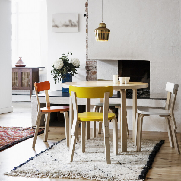Artek Chair 69, Aalto Table Round 90A kuva
