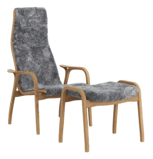 Swedese LAMINO nojatuoli + rahi tammi/scandinavian grey kuva