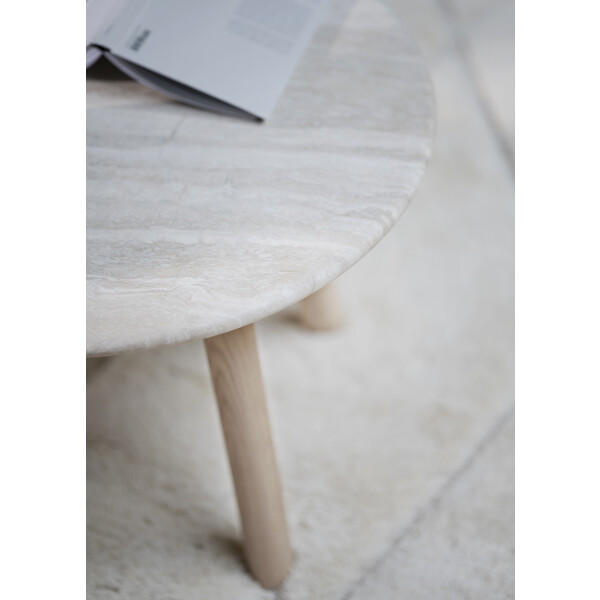 Rowico Taransay sohvapöytä travertine detail kuva