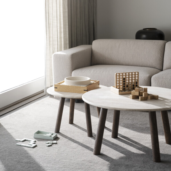 Rowico Taransay sohvapöytä, travertine - ruskea tammi kuva