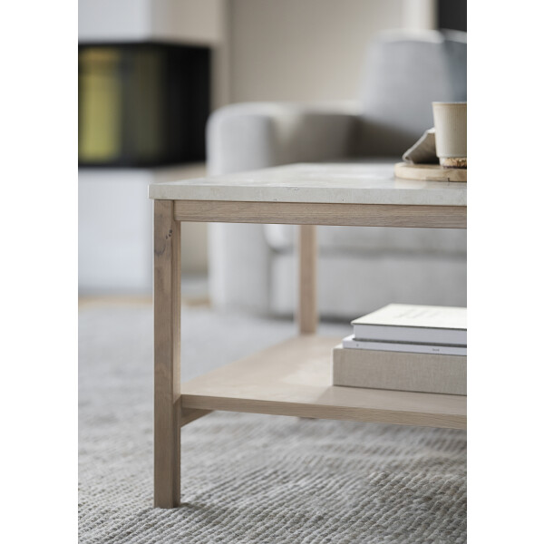 Rowico Orwel sohvapöytä travertine valkotammi kuva