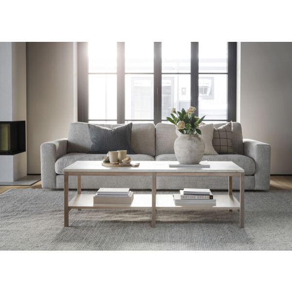 Rowico Orwel sohvapöytä, travertine/valkotammi kuva