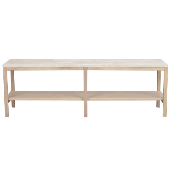 Rowico Orwel console table45 beige travertine whitepigmented 120901 a image