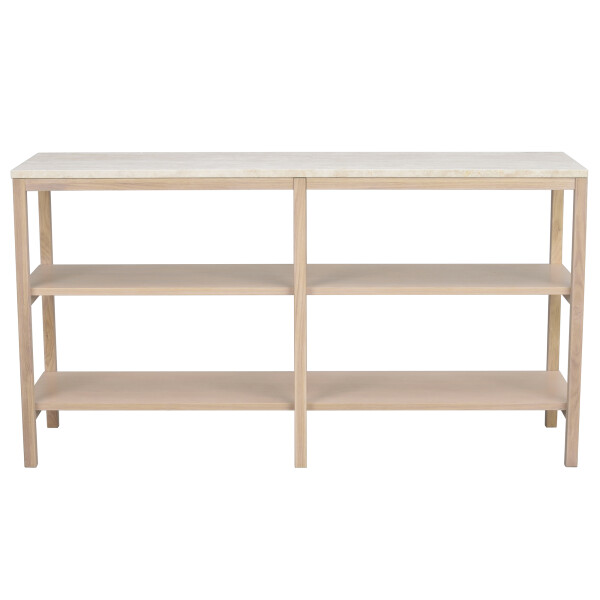 Rowico Orwel console table75 beige travertine whitepigmented 120900 a image