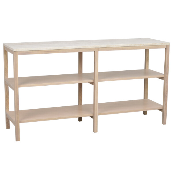 Rowico Orwel console table75 beige travertine whitepigmented 120900 b kuva