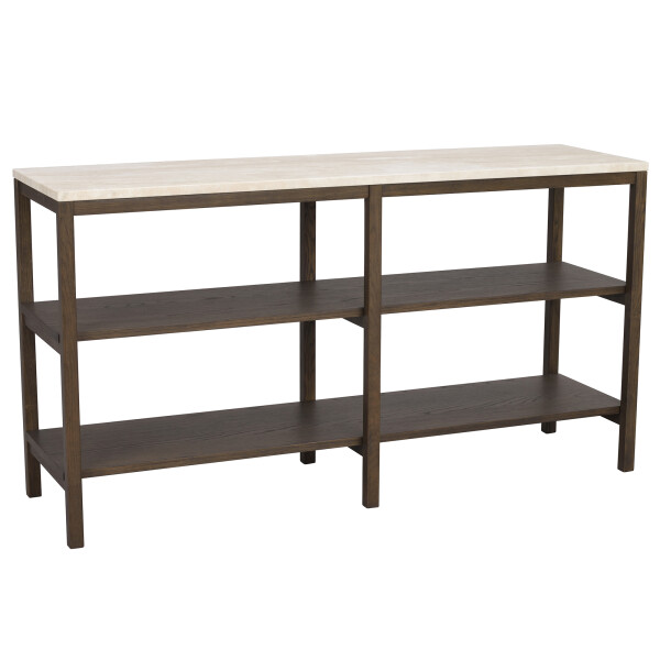 Rowico Orwel console table75 beige travertine brown oak 120910 b kuva
