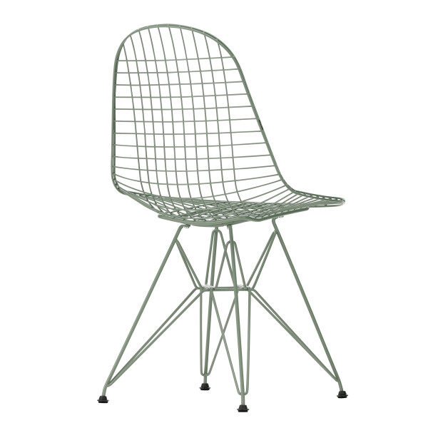 Vitra Wire Chair DKR Colours eames sea foam green back image