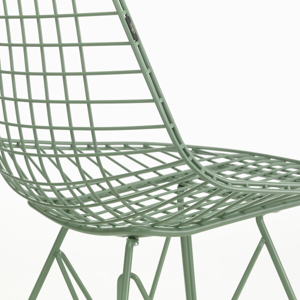 Vitra Wire Chair DKR Colours eames sea foam green detail image