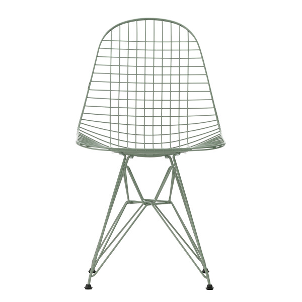 Vitra Wire Chair DKR Colours eames sea foam green front image
