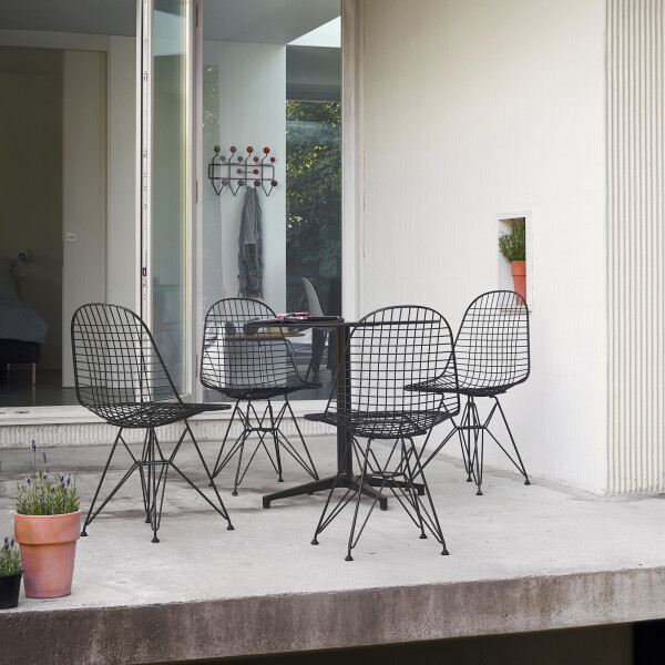 Vitra Eames Wire Chair DKR, Bistro Table image