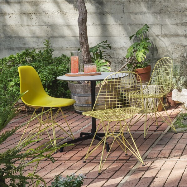 Vitra Eames Plastic Side Chair DSR mustard citron kuva