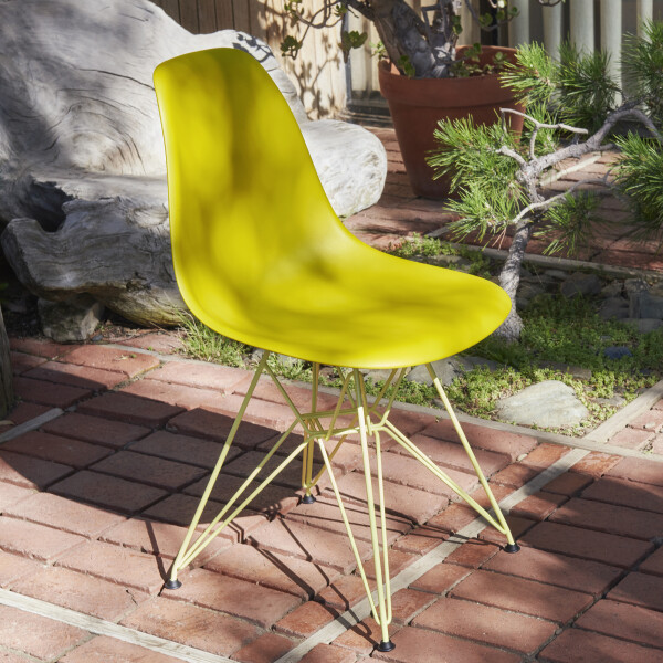 Vitra Eames Plastic Side Chair DSR mustard citron kuva