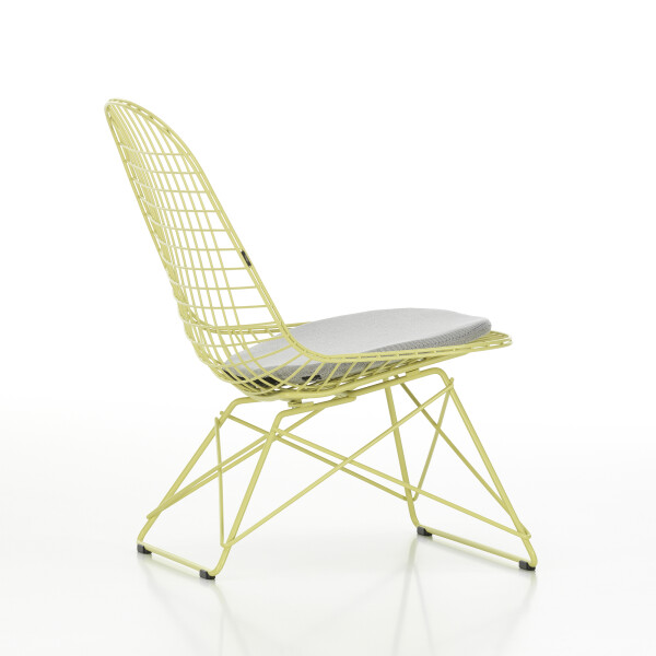 Vitra Wire Chair LKR Colours citron Soft Seat outdoor image