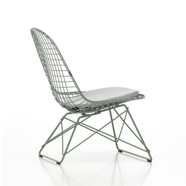 Vitra Wire Chair LKR Colours Eames sea foam green Soft Seat outdoor kuva