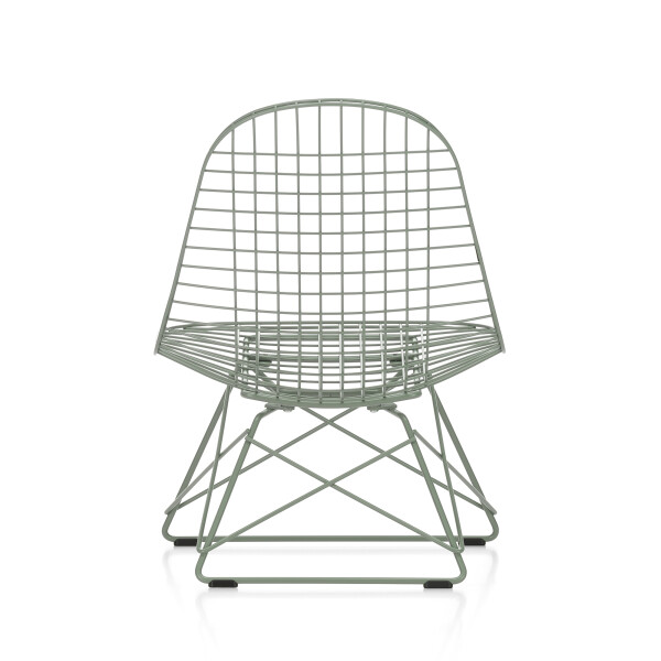Vitra Wire Chair LKR Colours Eames sea foam green back kuva