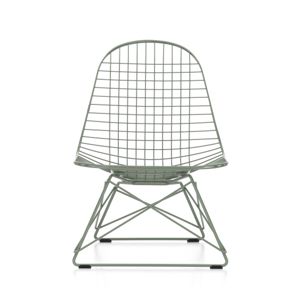Vitra Wire Chair LKR Colours Eames sea foam green front kuva