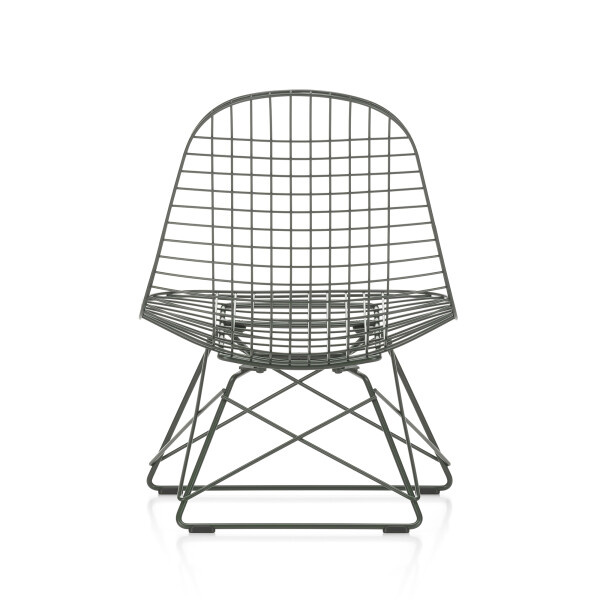 Vitra Wire Chair LKR Colours dark green back image