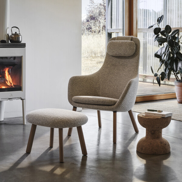 Vitra HAL Lounge Ottoman Cork Family kuva